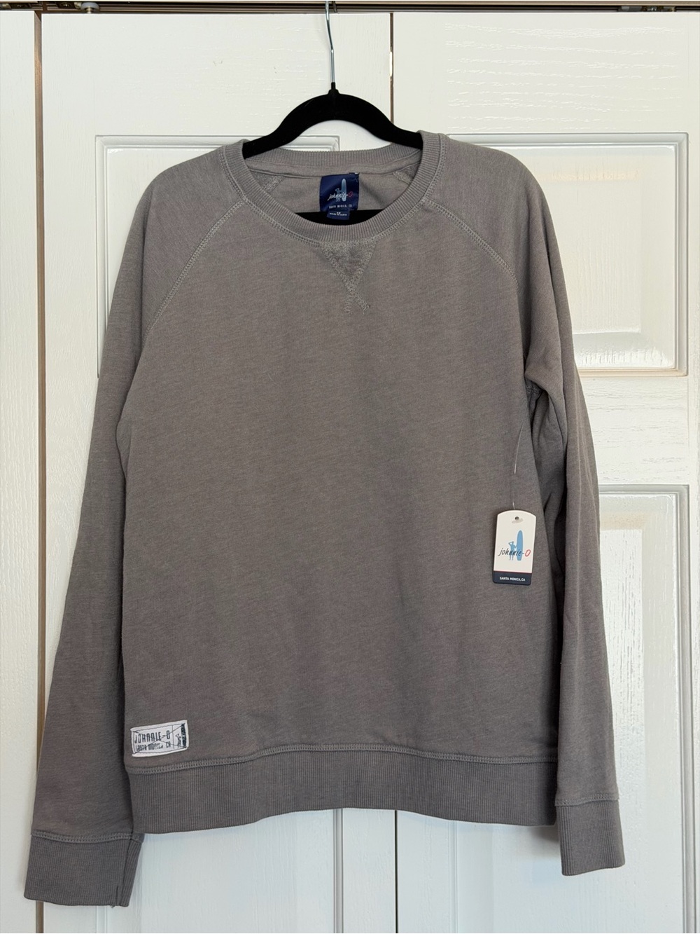 johnnie-O Kids Crewneck Sweatshirt in Taupe